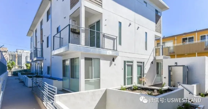 洛杉矶好莱坞全新联排式公寓 位置佳 高回报 前景无限 96.6万美元起